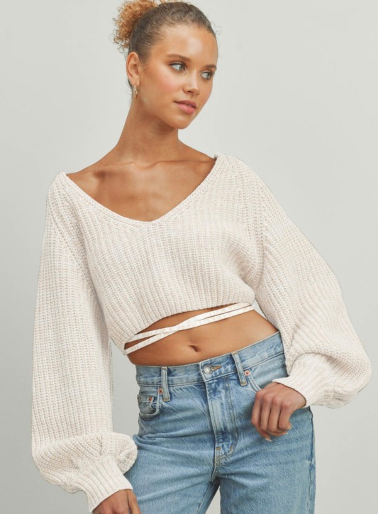 Open Back Sweater